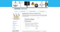 Desktop Screenshot of lightingstorestoronto.net